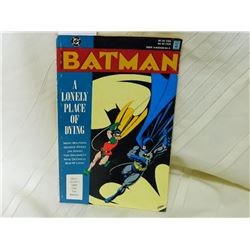 DC COMIC - BATMAN - A LONELY PLACE OF DYING 1990 - FAIR CONDITION