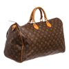 Image 3 : Louis Vuitton Monogram Canvas Leather Speedy 40 cm Bag