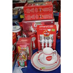 Coca Cola  Set - Dishes; Cutlery; Salt/Pepper; Serving Spoons; Pizza Cutter; Cookie Plate & Tumbler