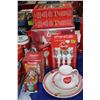 Image 1 : Coca Cola  Set - Dishes; Cutlery; Salt/Pepper; Serving Spoons; Pizza Cutter; Cookie Plate & Tumbler
