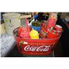 Image 1 : Coca Cola Ice Bucket with Cups; Collector Tins & Condiment Servers