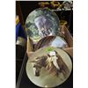 Image 1 : Flat with 6 Decorative Plates; Horses & Other Animals