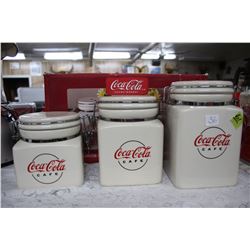 Coca Cola 3 pc. Cannister Set