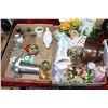 Image 1 : Collection of Small Vases, Lidded Containers, Paper Weights & Egg Cobblers