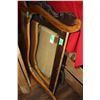 Image 1 : Wash Stand Harp and a Bevelled Mirror in an Ornate Frame