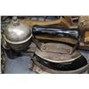 Image 1 : Coleman Iron with Brass Pump and Fuel Can in Original Box