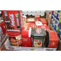 Flat of Coca Cola Tins