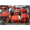 Image 1 : Flat of Coca Cola - 3 Lunch Pails and 4 Tins