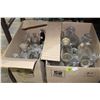 Image 1 : 2 Boxes of - 1 box Milk & Cream Bottles & 1 box Assorted Alcohol Bottles