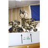 Image 1 : Brass Chandelier with Globes