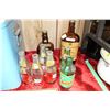 Image 1 : 2 Viintage Whiskey Bottles & 6 Mini Pop Bottles