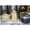 Image 1 : 1 Enamal, 1 Metal Kettle and 1 Enamel Coffee Pot