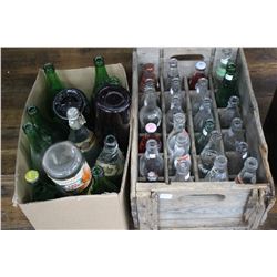 Orange Crush Shell with Bottles & a Box with Pop Bottles
