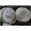 Image 1 : Flat of China Dishes Advertising Doherty's Garage in Westlock