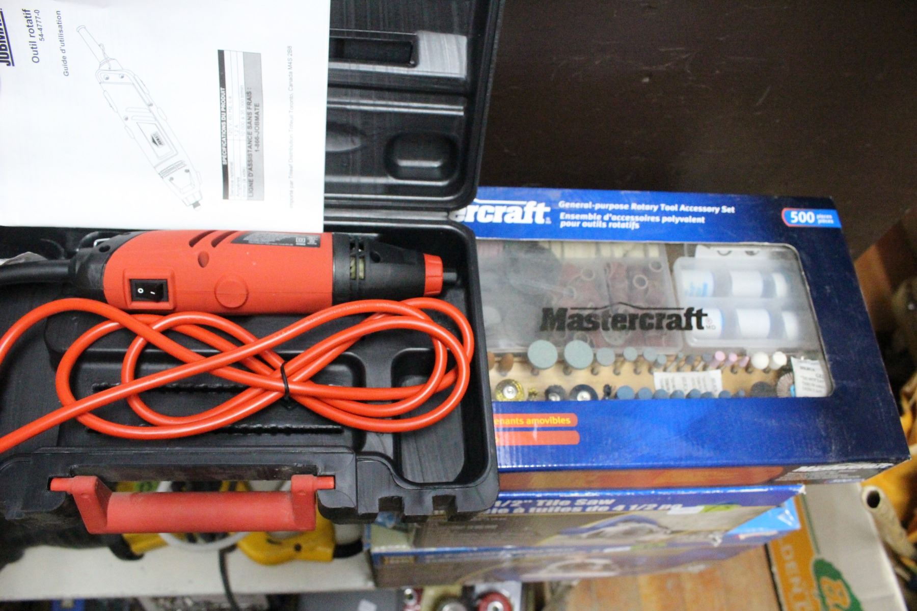 Jobmate Rotary Tool with Accessory Set