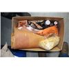 Image 1 : Box of Leather Material for Crafts