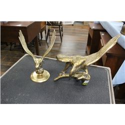 2 pcs. of Brass - both are Eagles