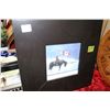 Image 1 : 4 Riderless Horses - RCMP Framed Picture - Mayerthorpe, AB