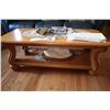 Image 2 : Oak Coffee Table & 2 Matching End Tables