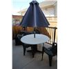 Image 2 : Patio Table & 4 Chairs