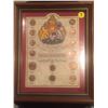 Image 1 : Canadian Penny Collection, framed, large & small cents