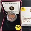 Image 1 : 2012 Canada 1¢ FS Farewell/Adieu Ltd. Ed.(selectively gold plated)