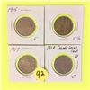 Canada Large Cents 1915, 1916, 1917, 1918