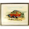 Image 1 : Original Watercolor & Ink Picture by Elsie Prather