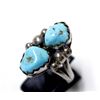 Image 2 : Native American Navajo Sterling Turquoise Ring