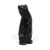 Image 1 : Zuni Carved Jet Standing Bear Fetish