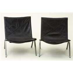 Chairs, 2, Poul Kjaerholm, PK-22
