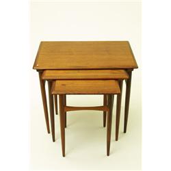 Nest of tables, palisander