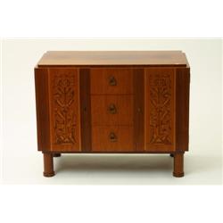 Chest of drawers, palisander/birch
