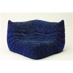 Sofa, 3+2+1, label: Roset Made in France, c1970