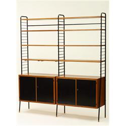 Bookshelf, 2 section,  teak