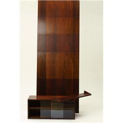 Wallshelf, 4 section, palisander, Poul Cadovius