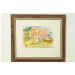 Mixed media, Edouard Pignon