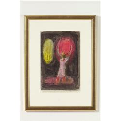 Watercolour, Lennart Rosensohn, "Painter"