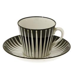 Coffecups + plates, 7 pieces, Eugen Trost