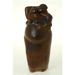 Sculpture, "Adam and Eve", ceramic