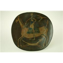 Plate, ceramic, Åke Holm, "Nimrod"