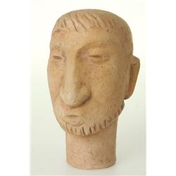 Manshead, Åke Holm, terracotta, sign. Å Holm