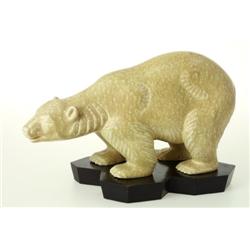Polar bear, Gunnar Nylund, sign. R Sweden GN