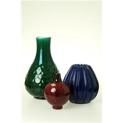 3 vases, Upsala Ekeby