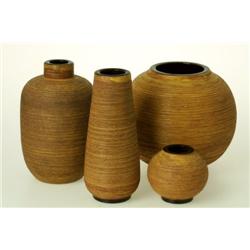 Vases , 4 , Upsala Ekeby, sign. Ekeby 101, 112