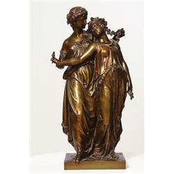 Sculpture, bronze, Henry Dumaige