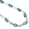 Image 2 : Natural AAA LONDON BLUE TOPAZ  Bracelet