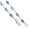 Image 3 : Natural AAA LONDON BLUE TOPAZ  Bracelet
