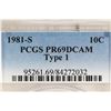 Image 3 : 1981-S TYPE I ROOSEVELT DIME PCGS PR69 DCAM