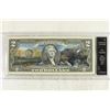Image 1 : COLORIZED $2 FRN WHITE MOUNTAIN N.P. CRISP UNC